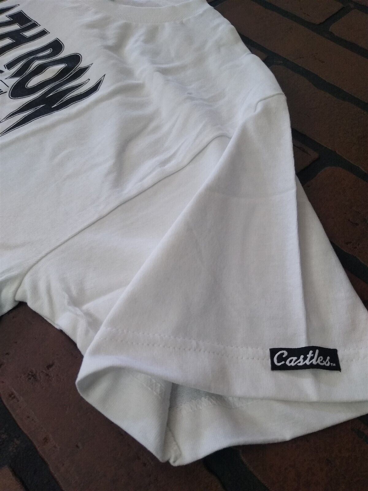 DEATH ROW RECORDS - Crooks & Castles Licensed White T-shirt ~Never Worn~ M