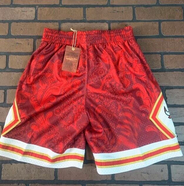 CHICAGO BULLS Mitchell & Ness Swingman CNY 4.0 Basketball Shorts ~Never Worn~