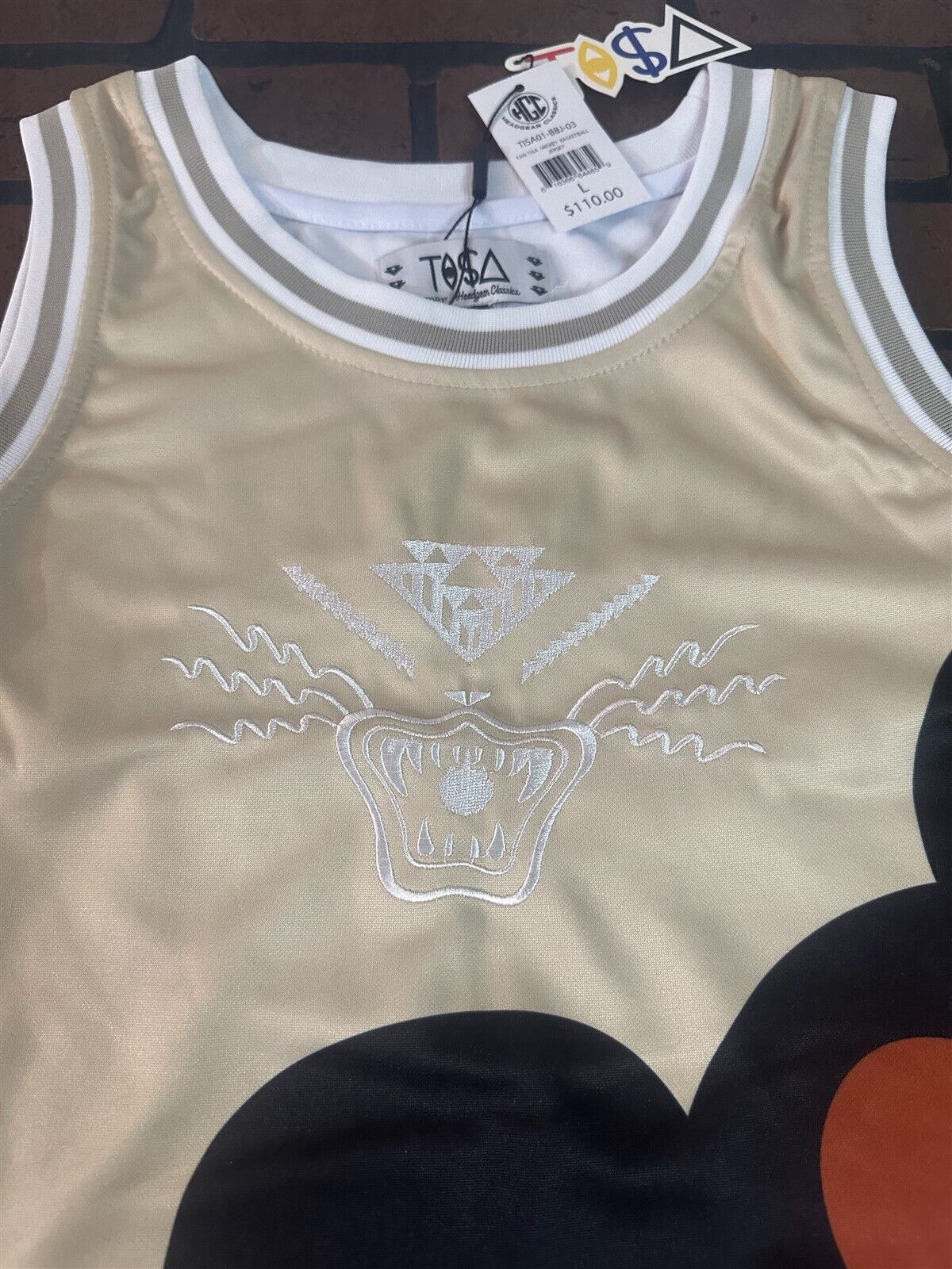 MICKEY TISA Headgear Classics Basketball Jersey ~Never Worn~ S L