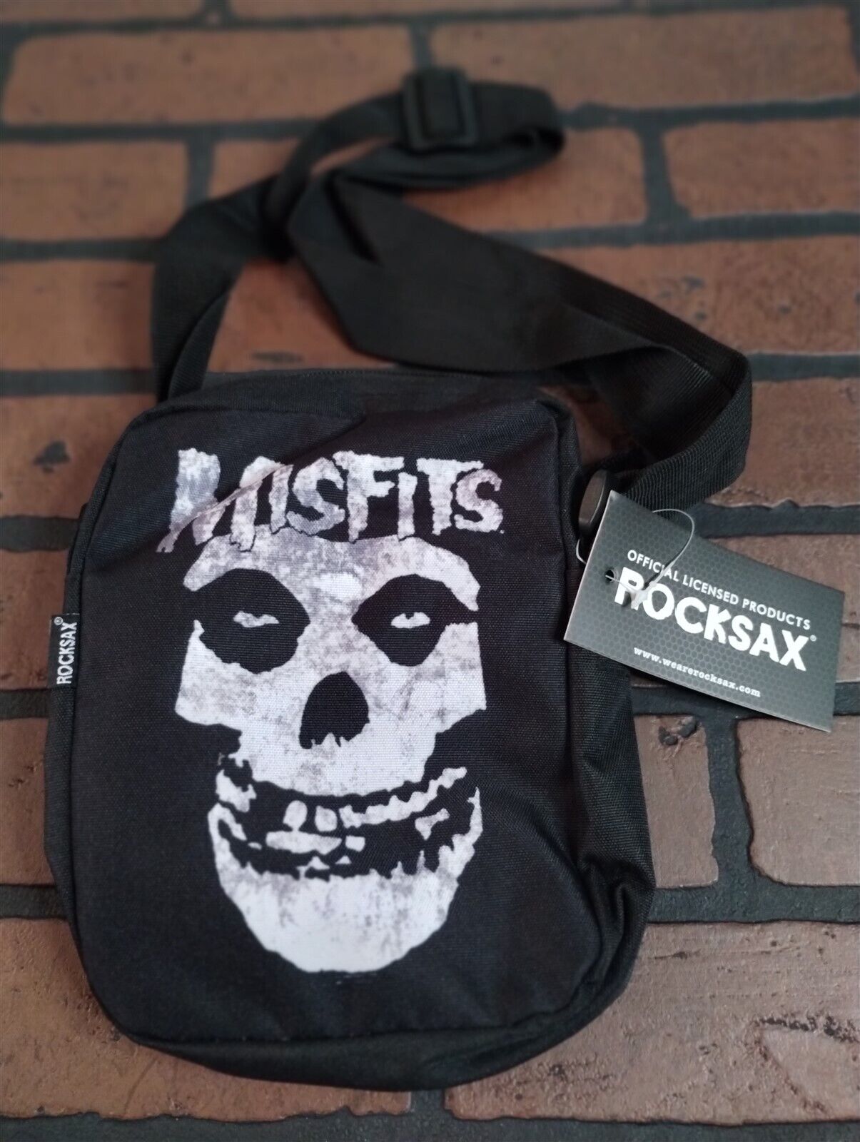 MISFITS -Glow Fiend Rocksax Crossbody Bag~New~