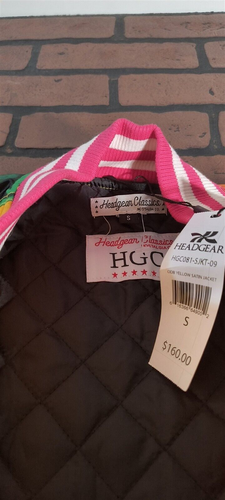 OL DIRTY BASTARD Headgear Classics Streetwear Yellow Jacket~Never Worn~ S