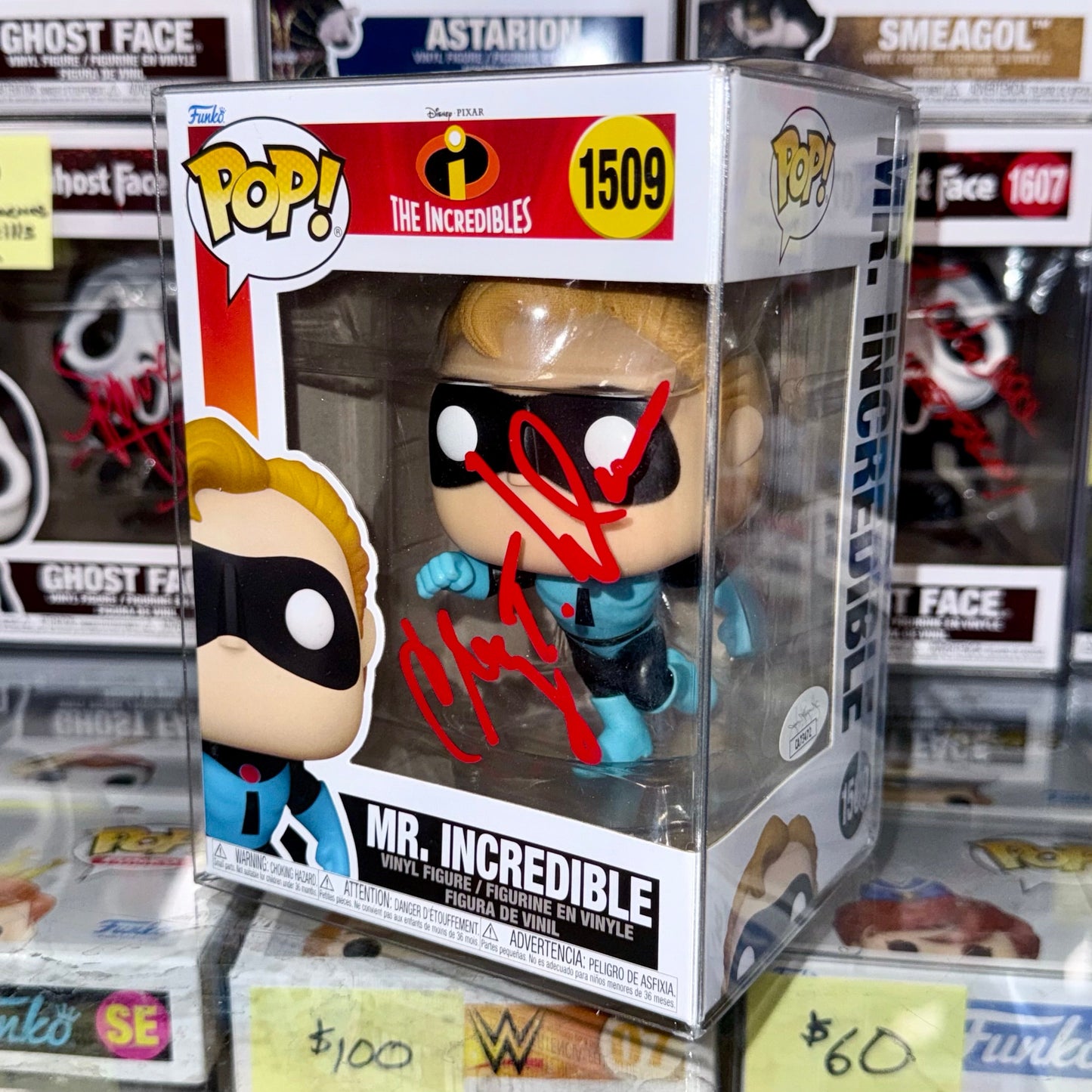 Craig T. Nelson Signed Disney Mr. Incredible Funko Pop! #1509 With JSA COA