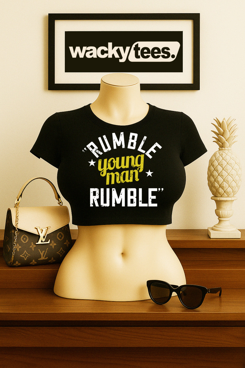 Muhammad Bee Ali Young Man Rumble Ready Boxing Legend Graphic Tee Shirt