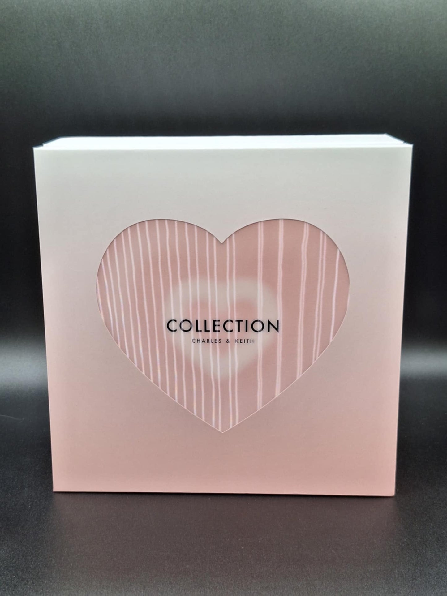 Charles & Keith Koa Leather Push-Lock Top Handle Bag Pink