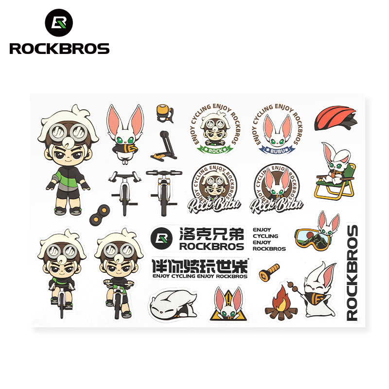 Rockbros Brand Merchandise – Element Stickers(3 pieces)