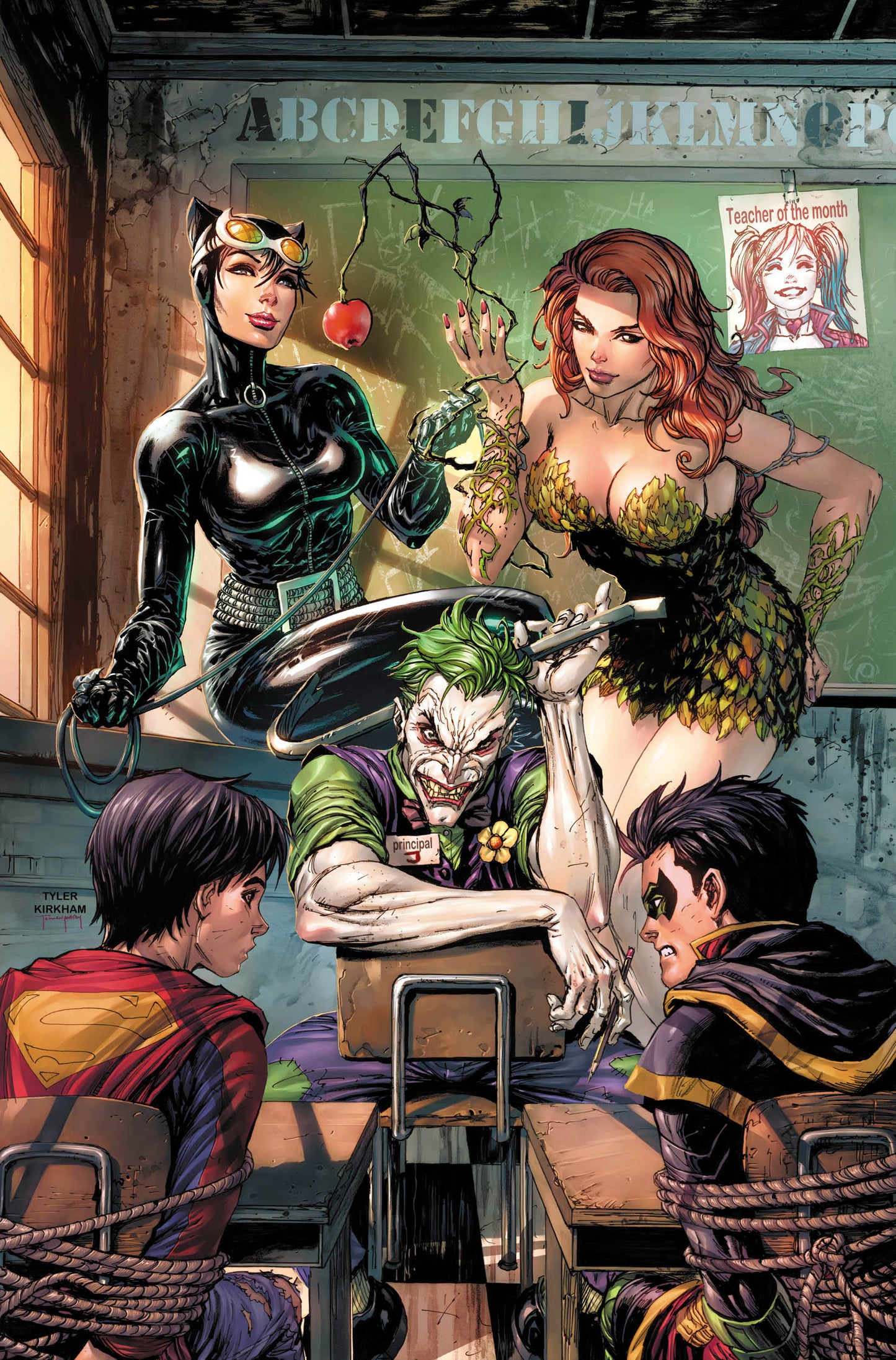 SUPER SONS #1 UNKNOWN COMICS TYLER KIRKHAM EXCLUSIVE VIRGIN