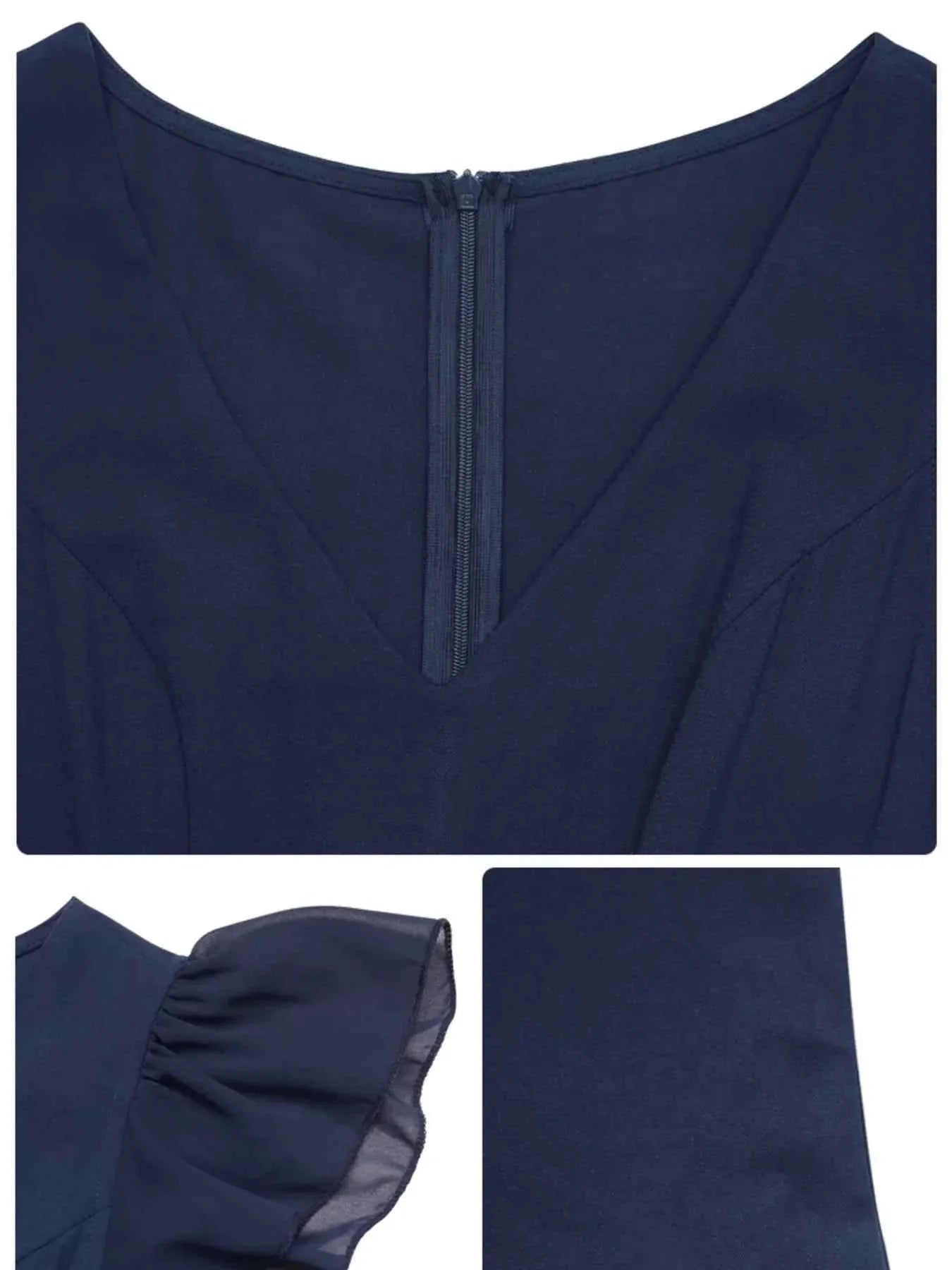 V-Neck Wide : Leg Jumpsuit