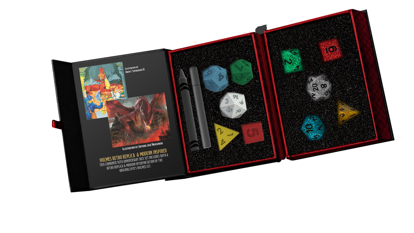 D&D 50th Anniversary Then/Now Dice Set