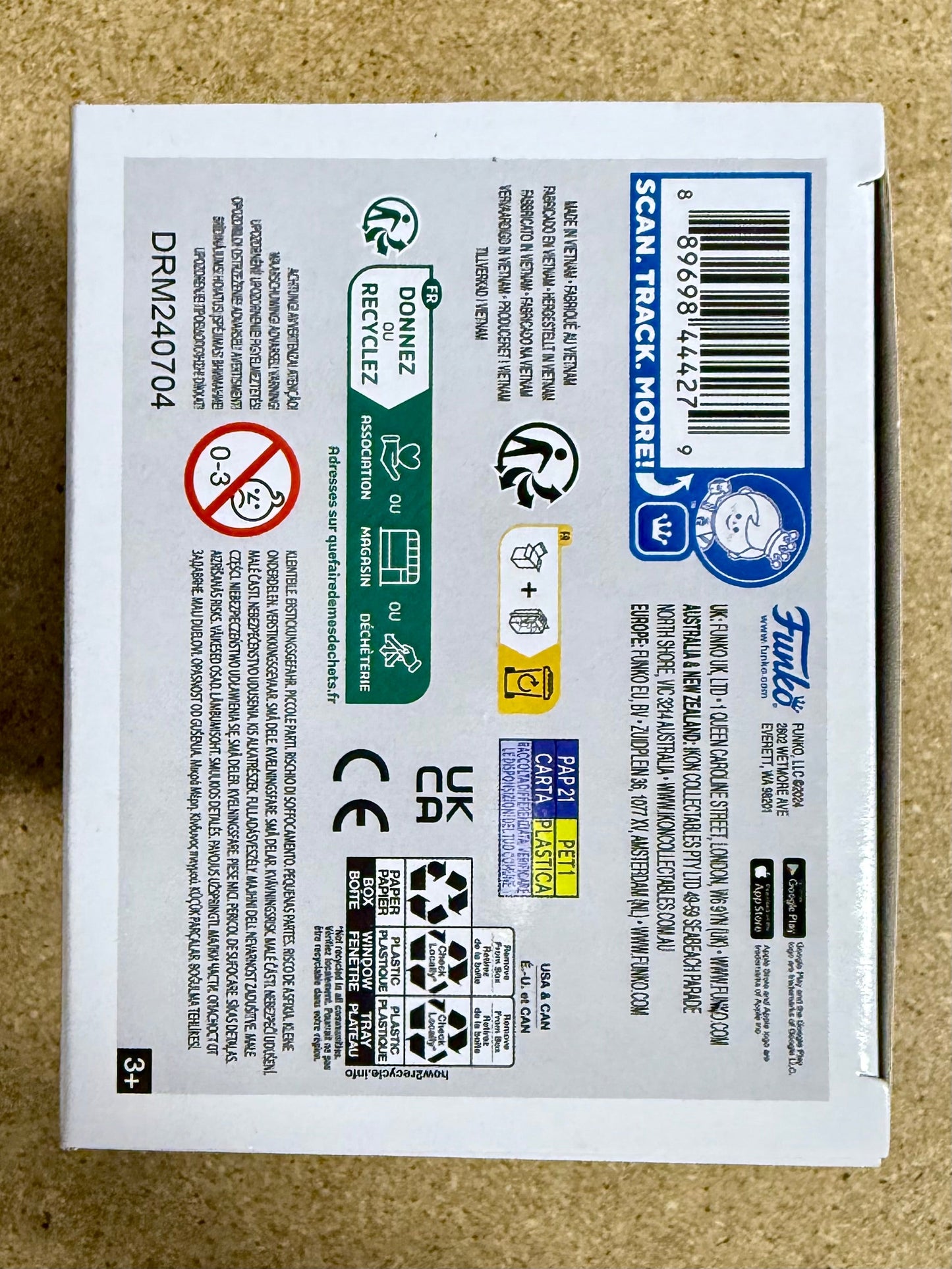 Jack Sawyer LB National Champ 2025 Signed Ohio State Funko Pop! #10 With JSA CO