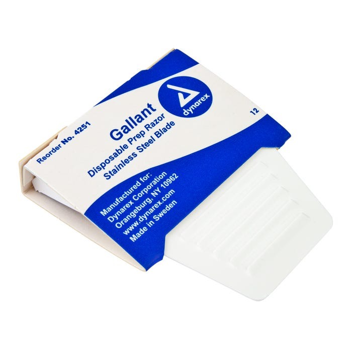 Gallant Disposable Prep Razors, Box of 50