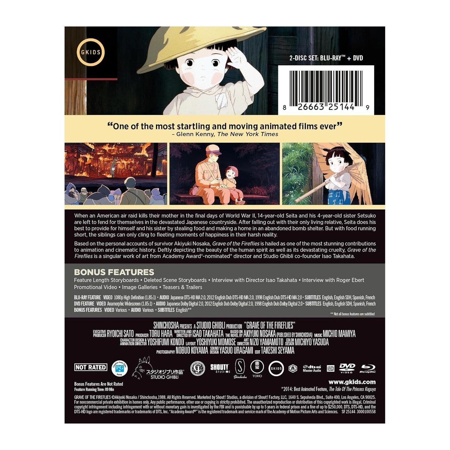 Grave of the Fireflies - SteelBook - Blu-ray + DVD