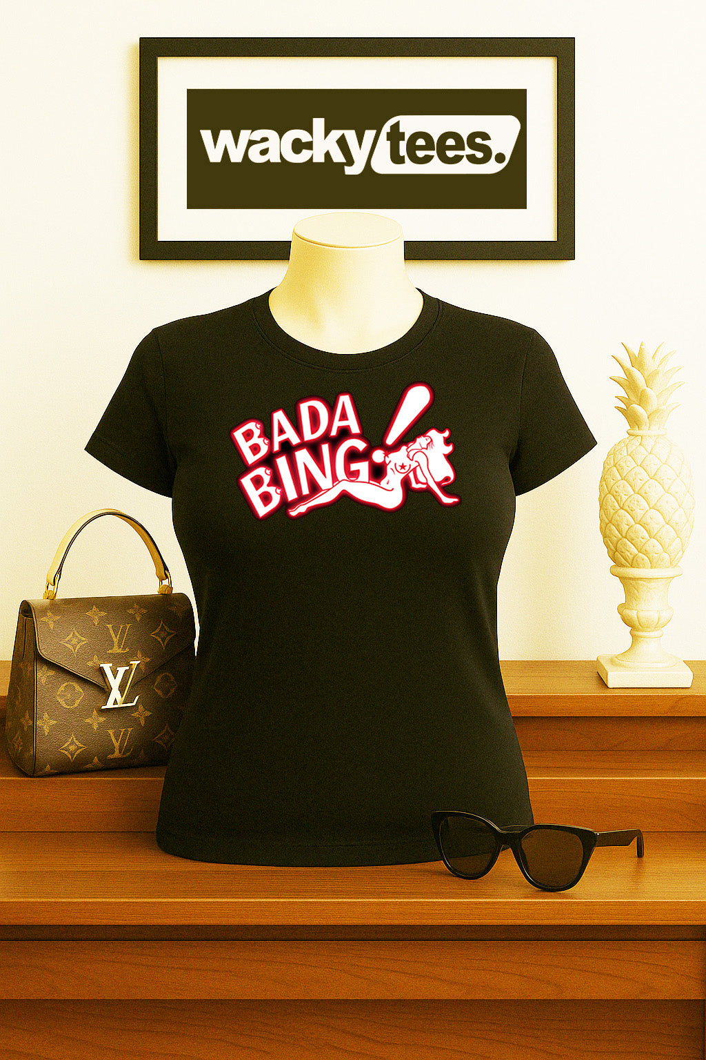 Bada Bing Gentlemens Club Graphic Tee Shirt