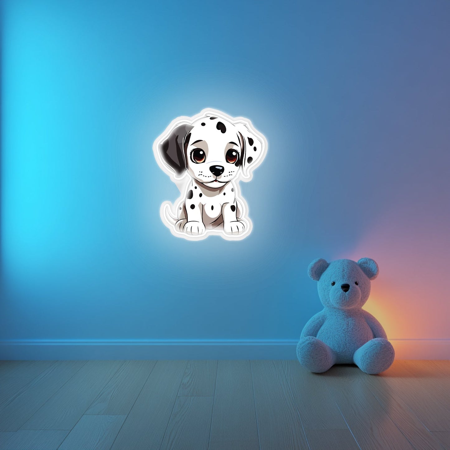 UV Printed Dog Neon Wall Art- LV0023