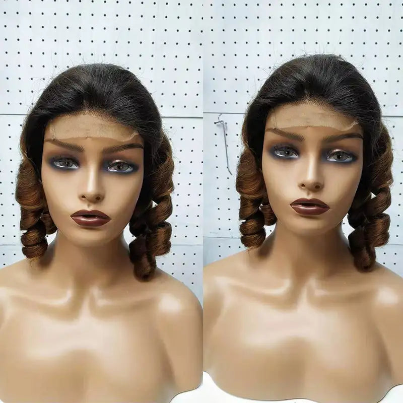 Double Drawn Funmi Hair Wigs Lace Wig Spring Curly