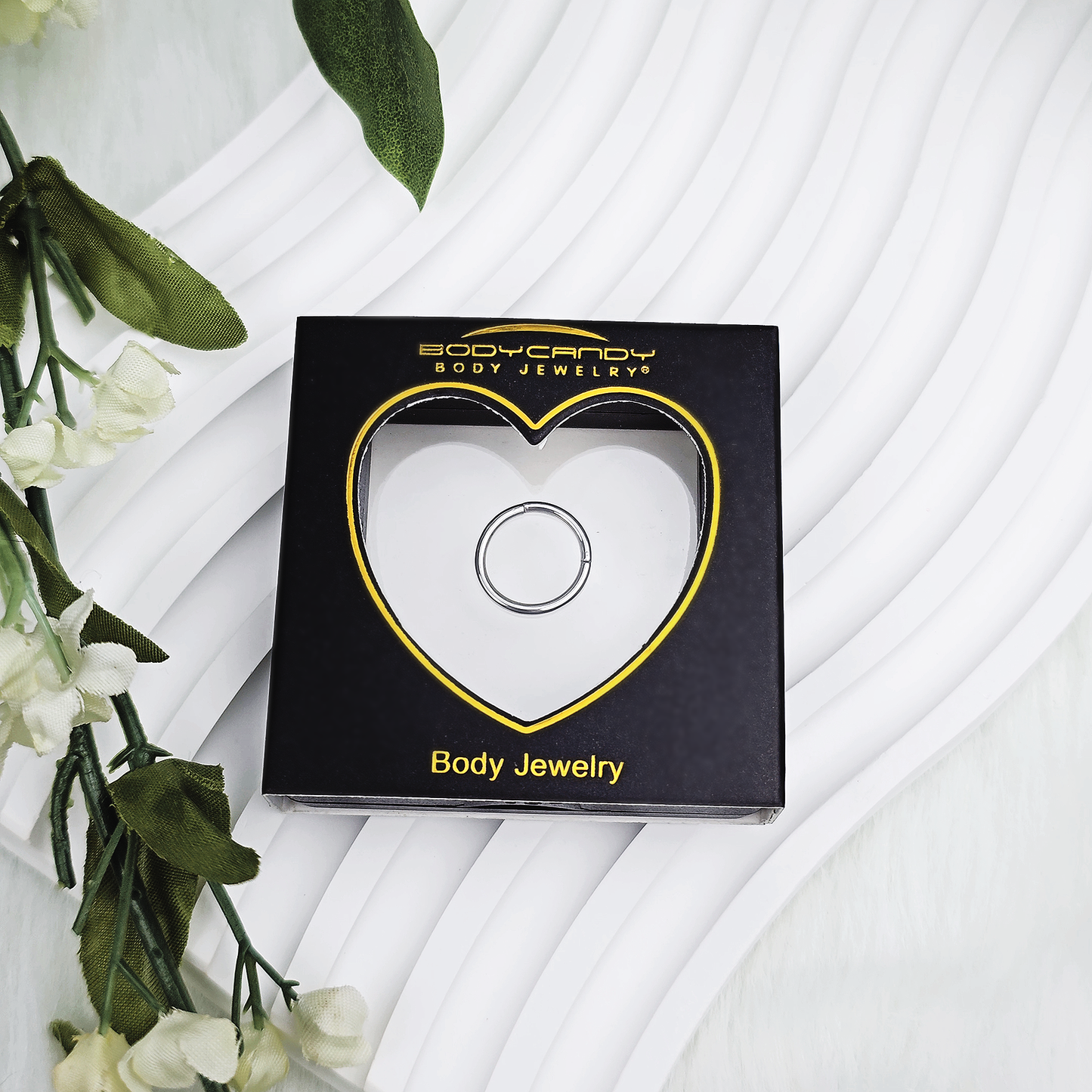 16G 5/16 Stainless Steel Hinged Segment Ring