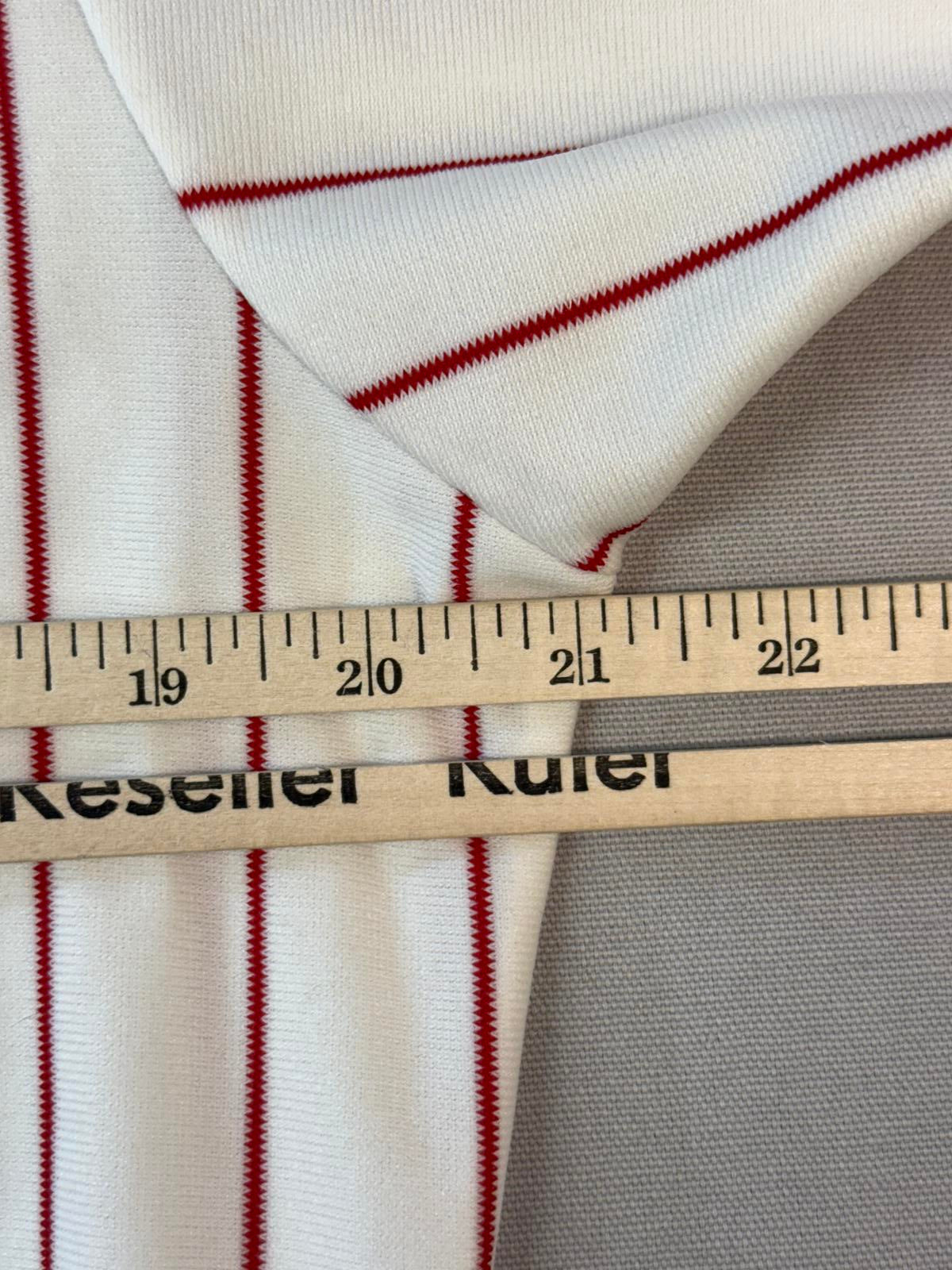 VTG Beau Jangles Baseball Jersey Pin Stripes Tee - S