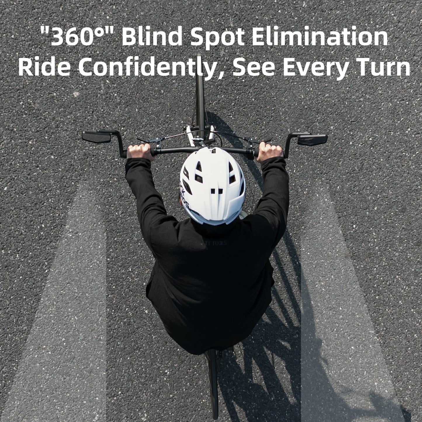 ROCKBROS Bike 360° Adjustable Handlebar Mount Bar End Mirror