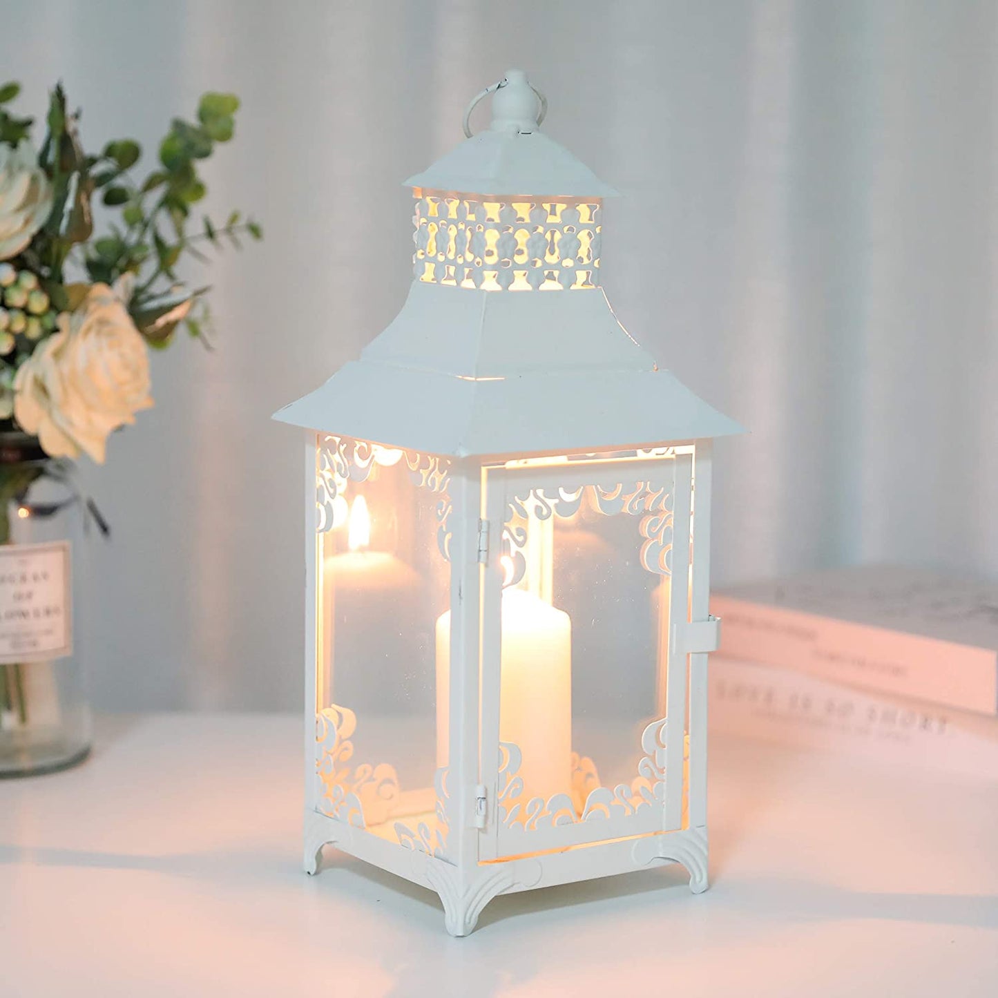 14.5'' High Vintage Style Candle Lantern