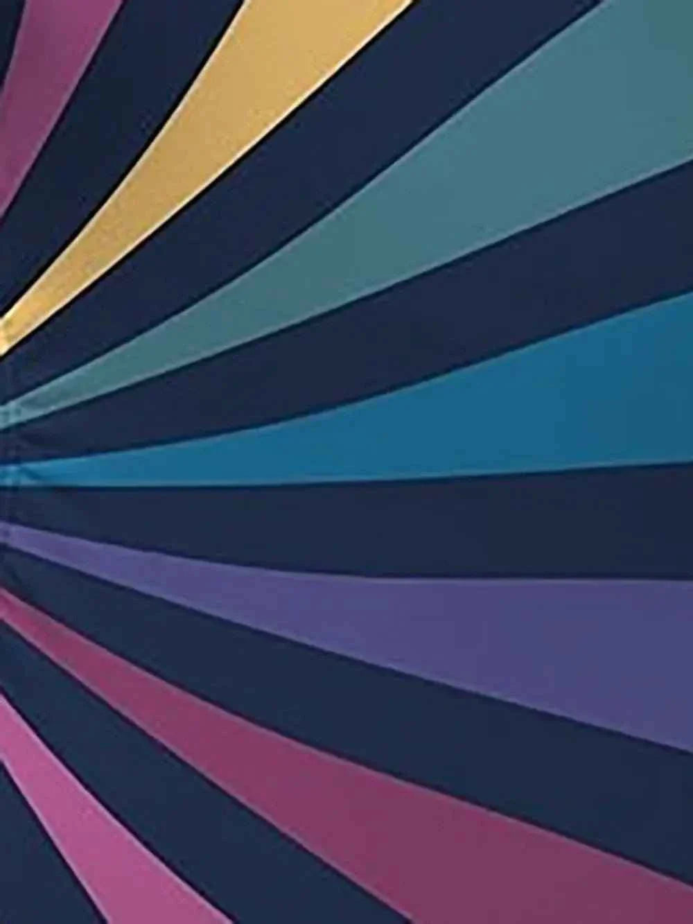 Stylish Crisscross Cutout Striped One-Piece Swimwear