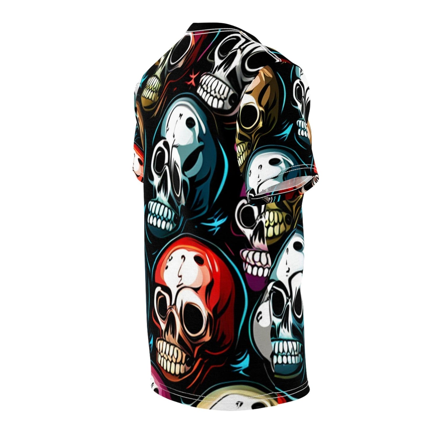 Death Metal Skulls Unisex Cut & Sew Tee - Premium All Over Prints from Printify - Just $39.99! Shop now at Lizard Vigilante