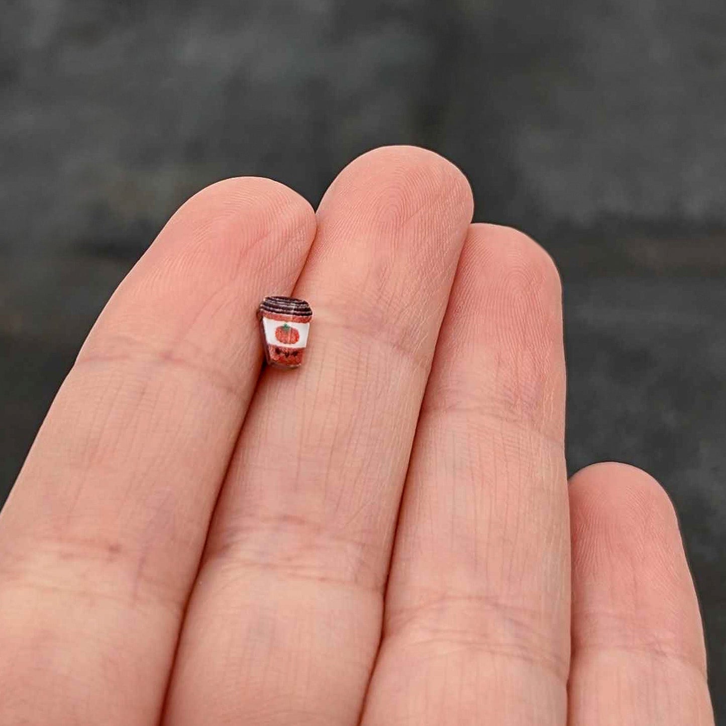 16G 5/16 Sweet Pumpkin Latte Autumn Cartilage Tragus Earring