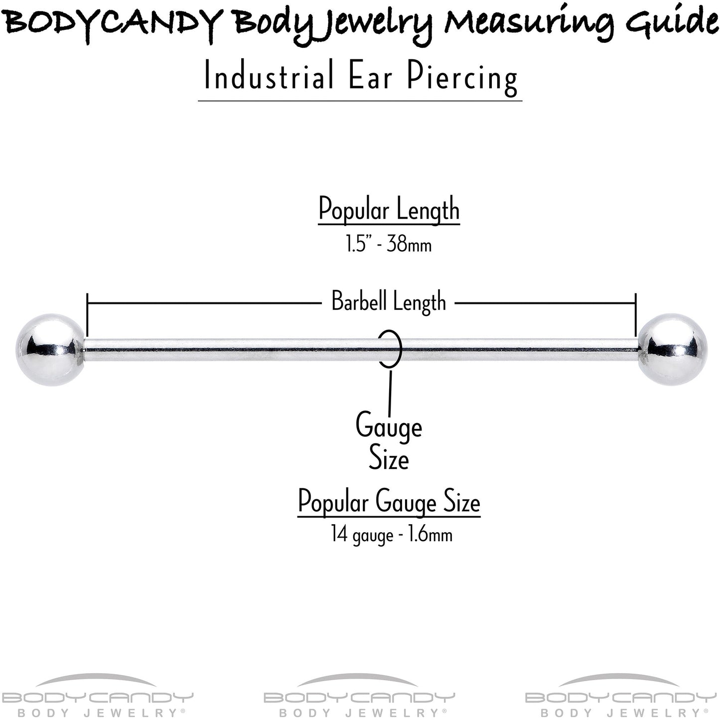 14G Red Blue Gem Bow Cowboy Boot Patriotic Industrial Barbell 38mm