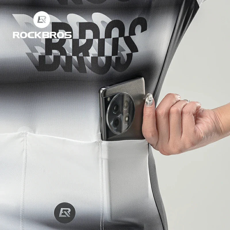 ROCKBROS Mondi Lightweight Gradient Women's Long Sleeve Cycling Jersey