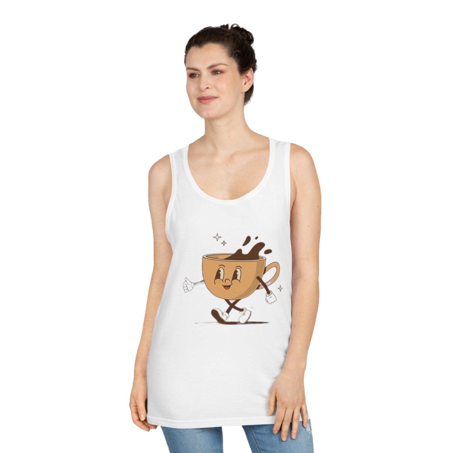 Cup o' Joe Unisex Softstyle™ Tank Top - Lizard Vigilante