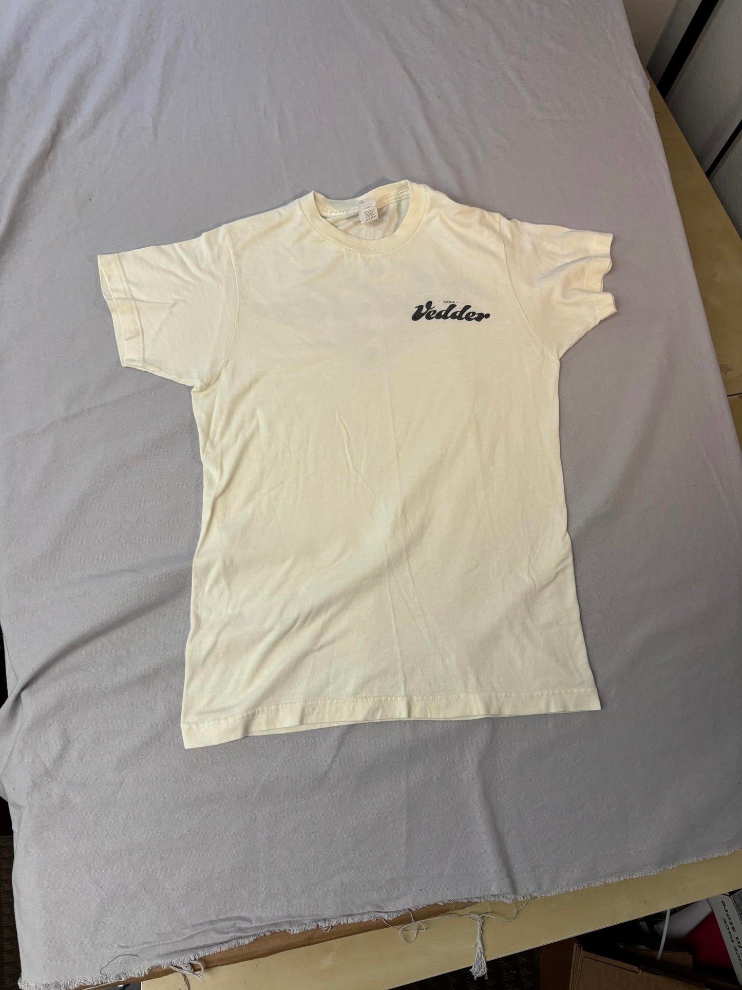 Eddie Vedder Tour Tee 2022 Vedder Surfboard Style T-shirt -S