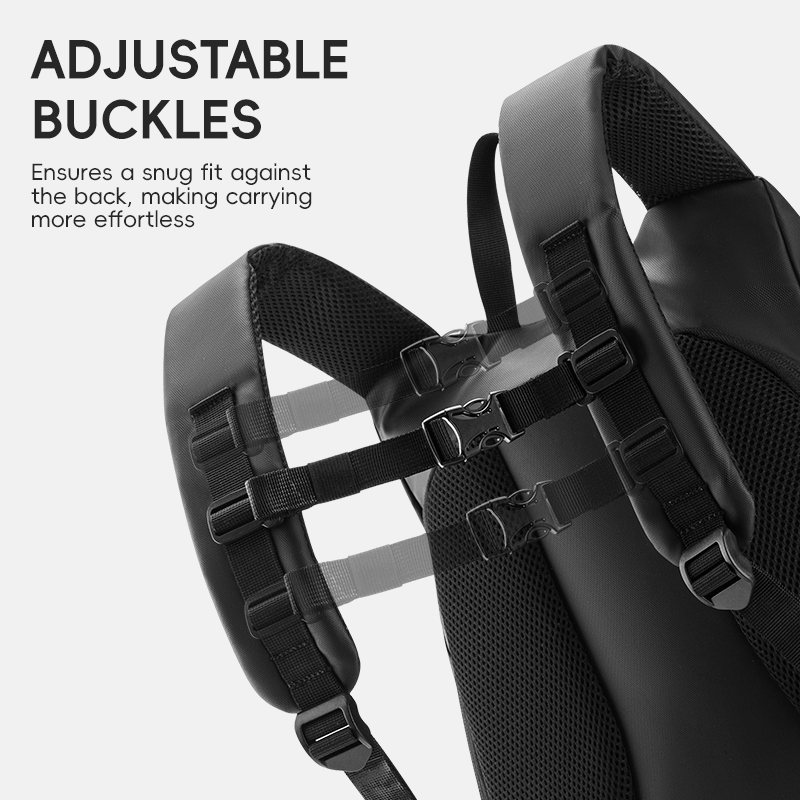 ROCKBROS High-Capacity 14.5L Helmet Backpack with Reflective Safety Design