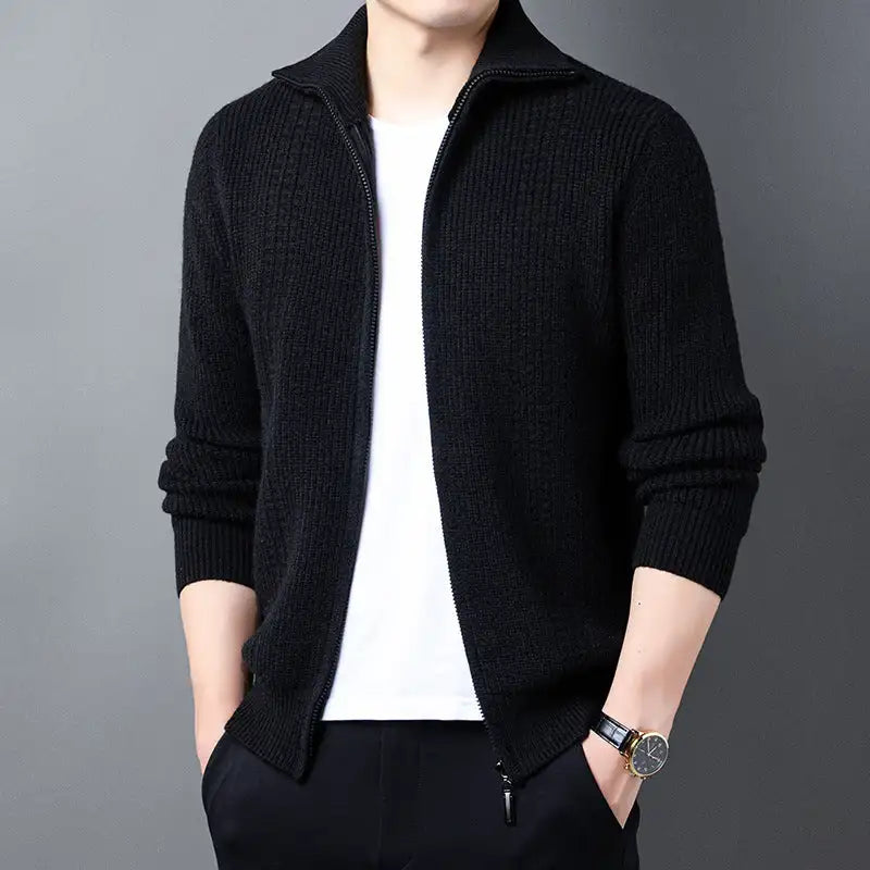 Spring And Autumn New Casual Men's Outerwear Sweater