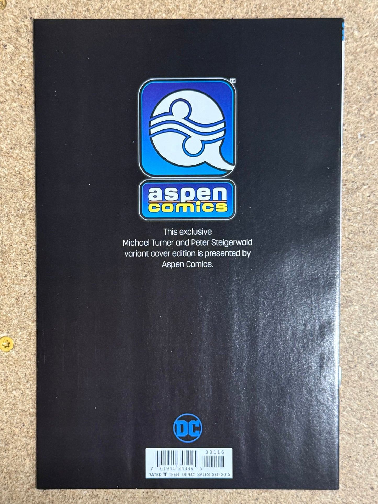 DC Justice League #1 Michael Turner Aspen Comics Exclusive Variant 2016