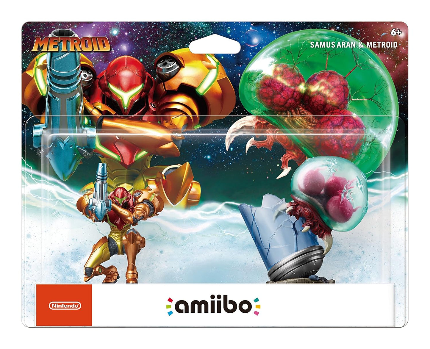 Samus Aran & Metroid Amiibo 2-Pack: Metroid Samus Returns (Nintendo 3DS)
