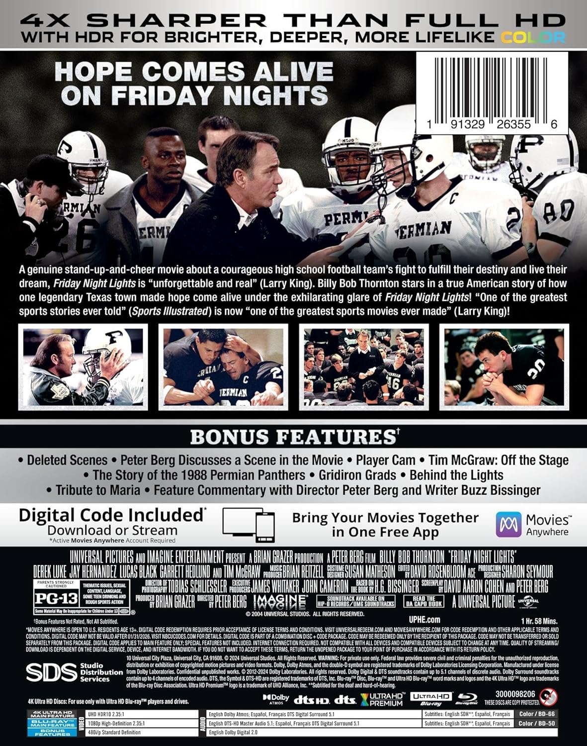 Friday Night Lights - Limited Edition Steelbook (4K Ultra HD + Blu-ray + Digital)