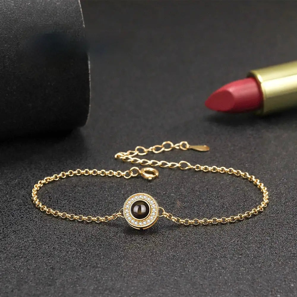 S925 Sterling Silver Disc Simple Design Bracelet