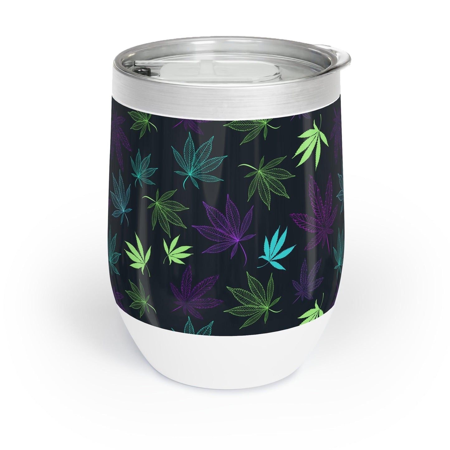 Weed Chill Wine Tumbler - Lizard Vigilante