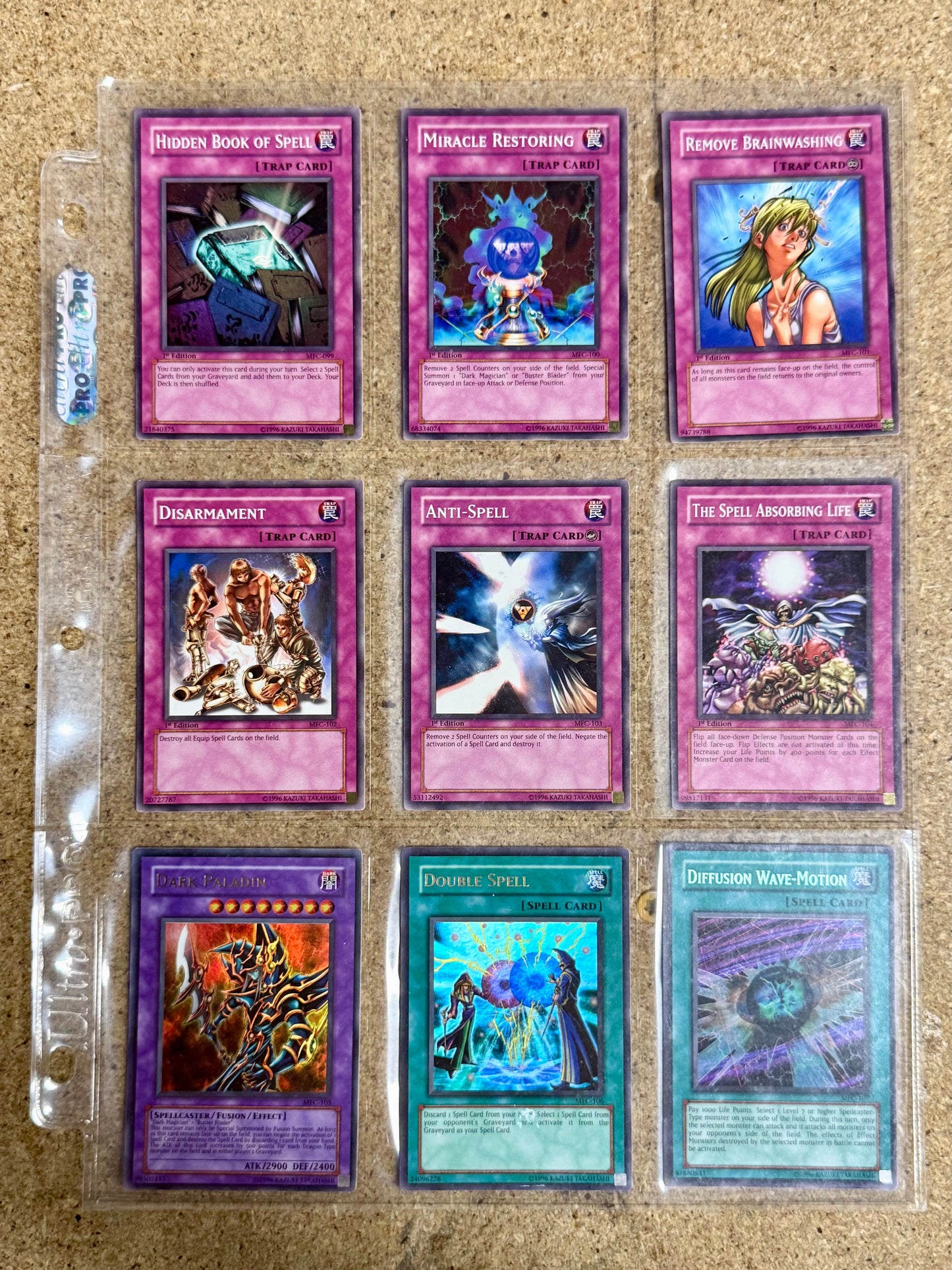 Yu-Gi-Oh! Magicians Force Complete Set MFC 000-107 Dark Magician Girl