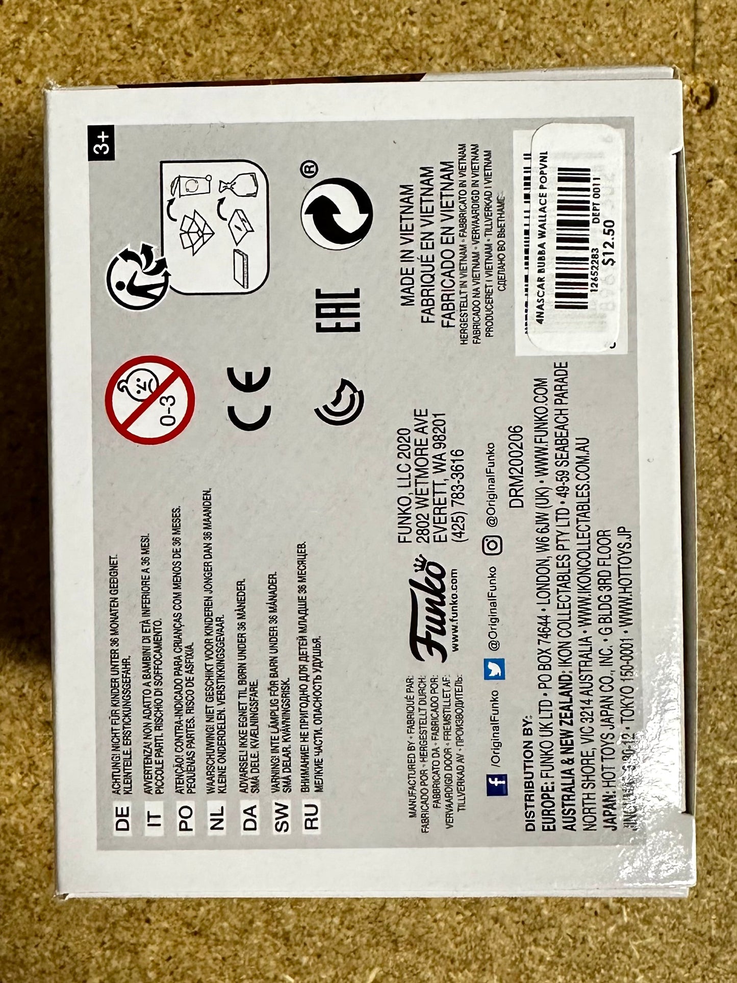 Funko Pop! NASCAR Driver Bubba Wallace Jr. #11 With JSA COA Petty Racing