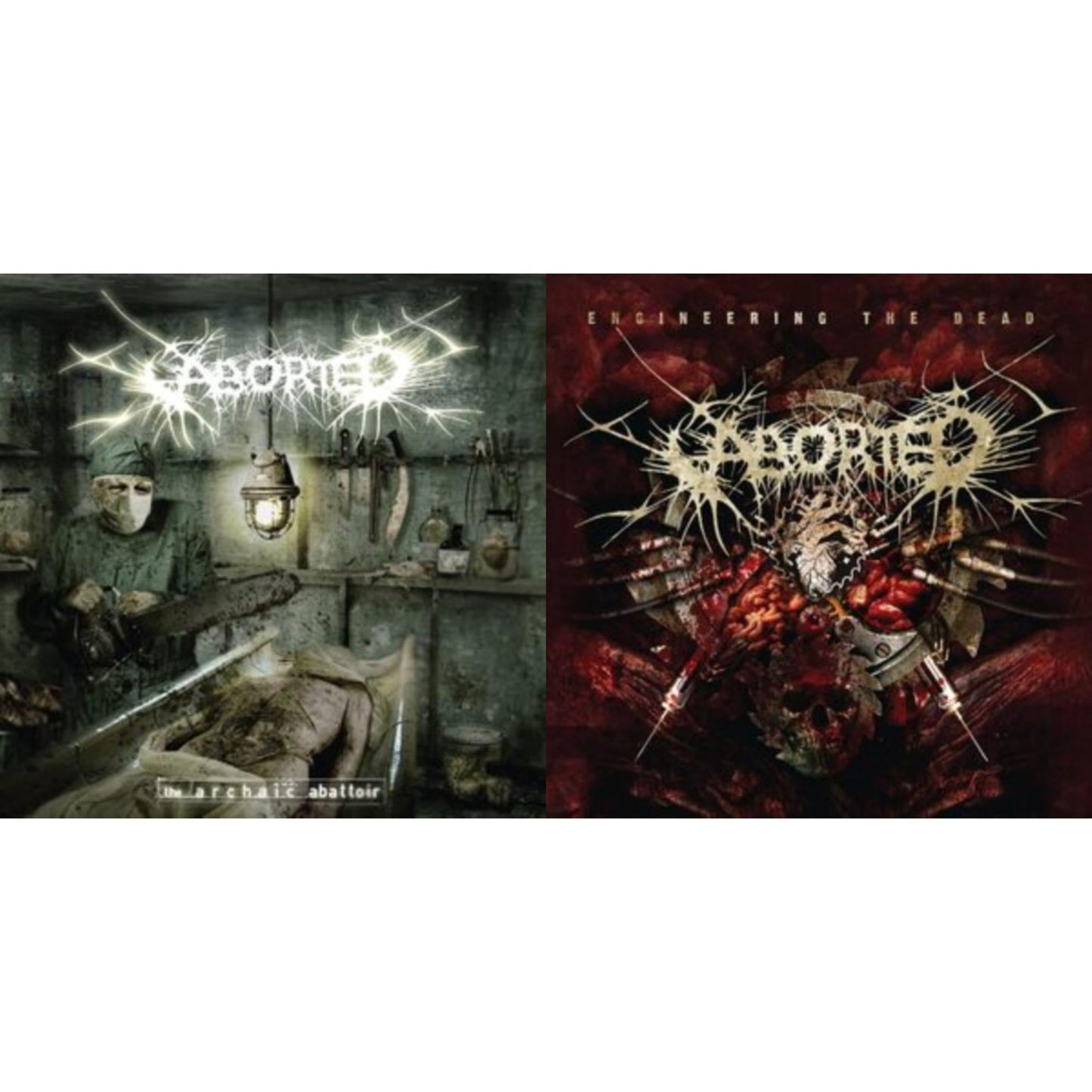 Engineering The Dead (Limited Edition/Red LP Vinyl) & Archaic Abattoir (Limited Edition/Red LP Vinyl)