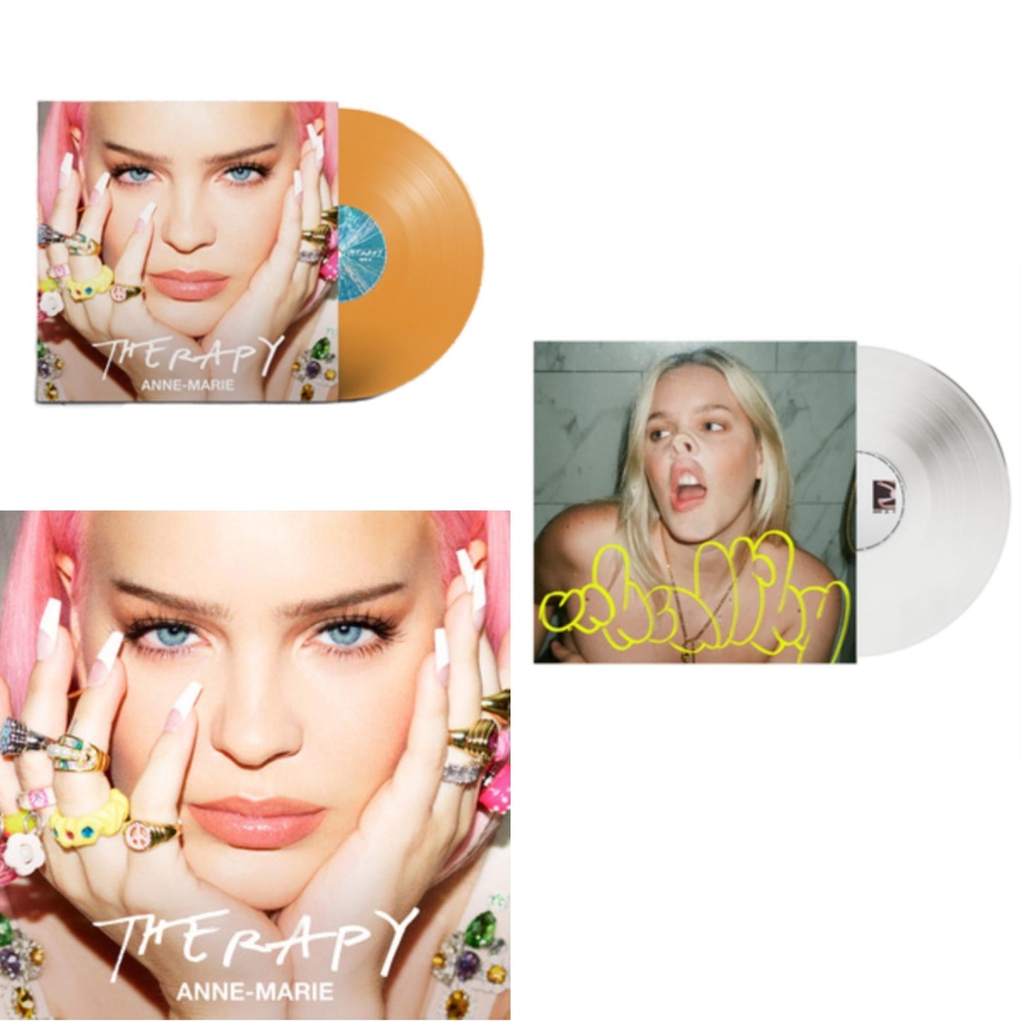 Therapy (Orange LP Vinyl) (I) & Therapy & Unhealthy (See Through You Transparent LP Vinyl)