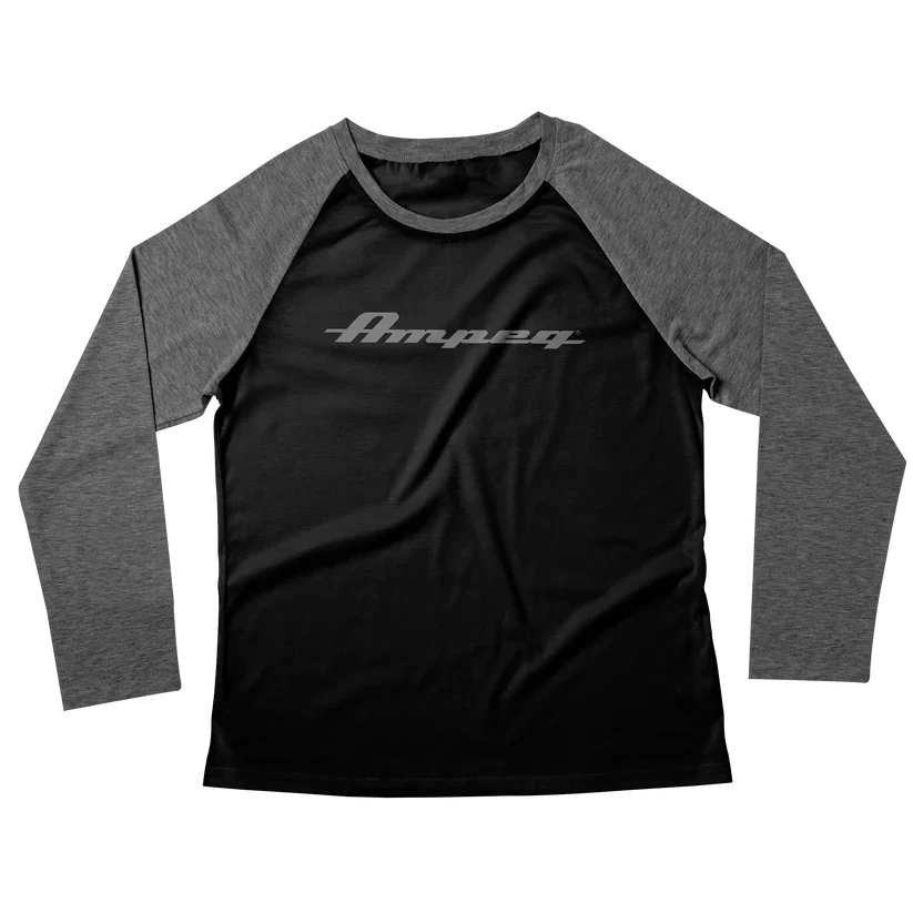 Ampeg Tri-Blend 3/4 Sleeve Raglan x Black