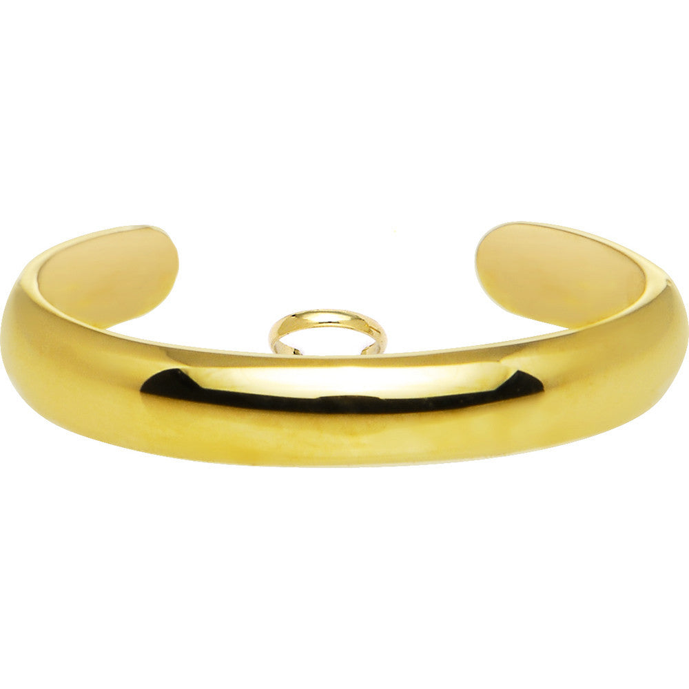 Solid 14k Yellow Gold Band Toe Ring