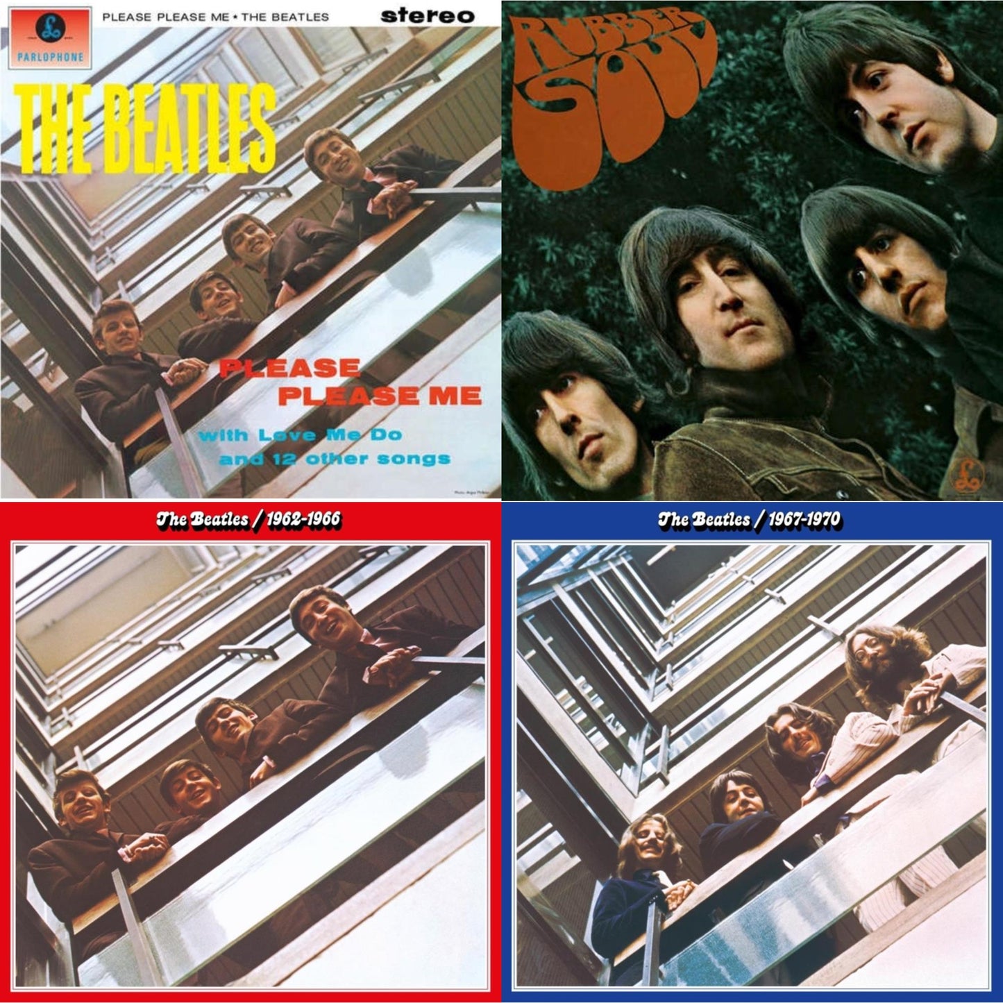 Please Please Me & Rubber Soul & Beatles 1962-1966 (2023 Edition) (Half-Speed) (3LP) & Beatles 1967-1970 (2023 Edition) (Half-Speed) (3LP)