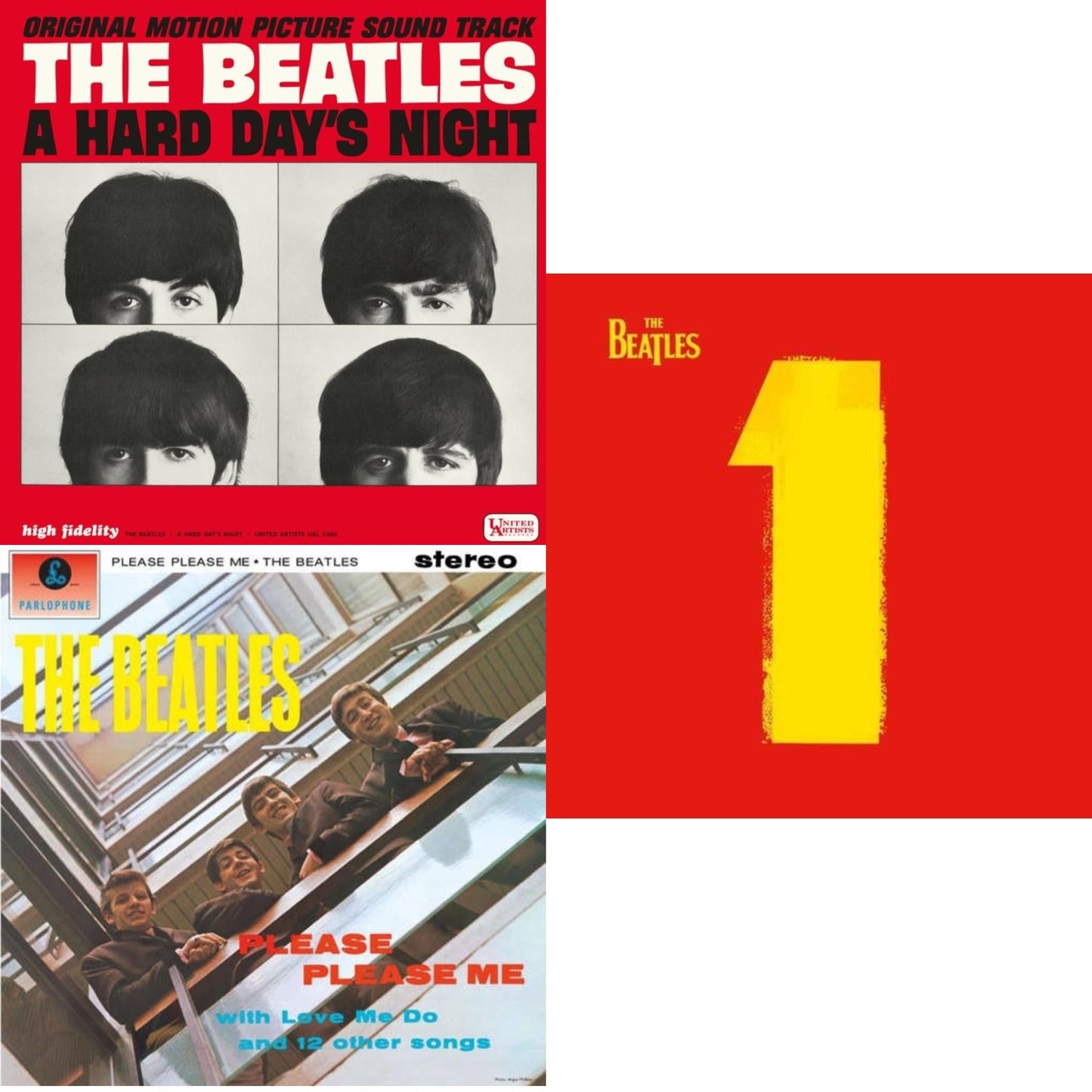 Please Please Me & Hard Day's Night (Ost) & 1 (2015 Reissue)