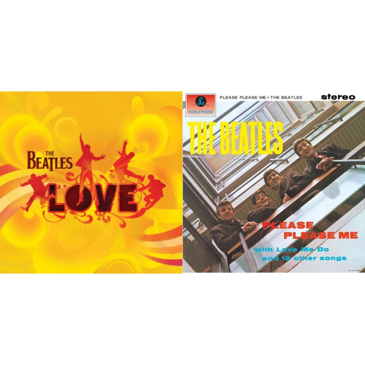Beatles - Please Please Me & Love - LP Vinyl Bundle