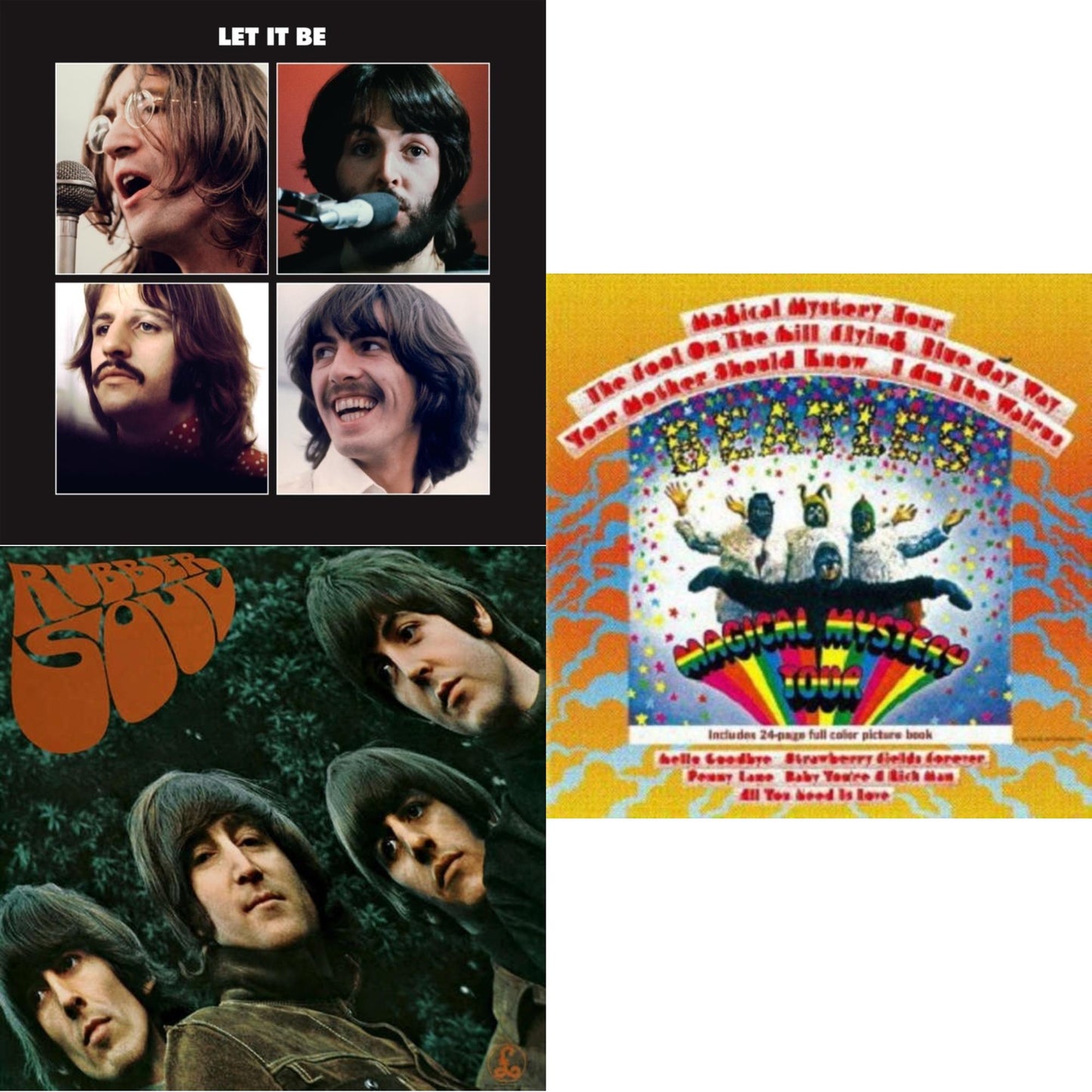 Rubber Soul & Magical Mystery Tour & Let It Be Special Edition