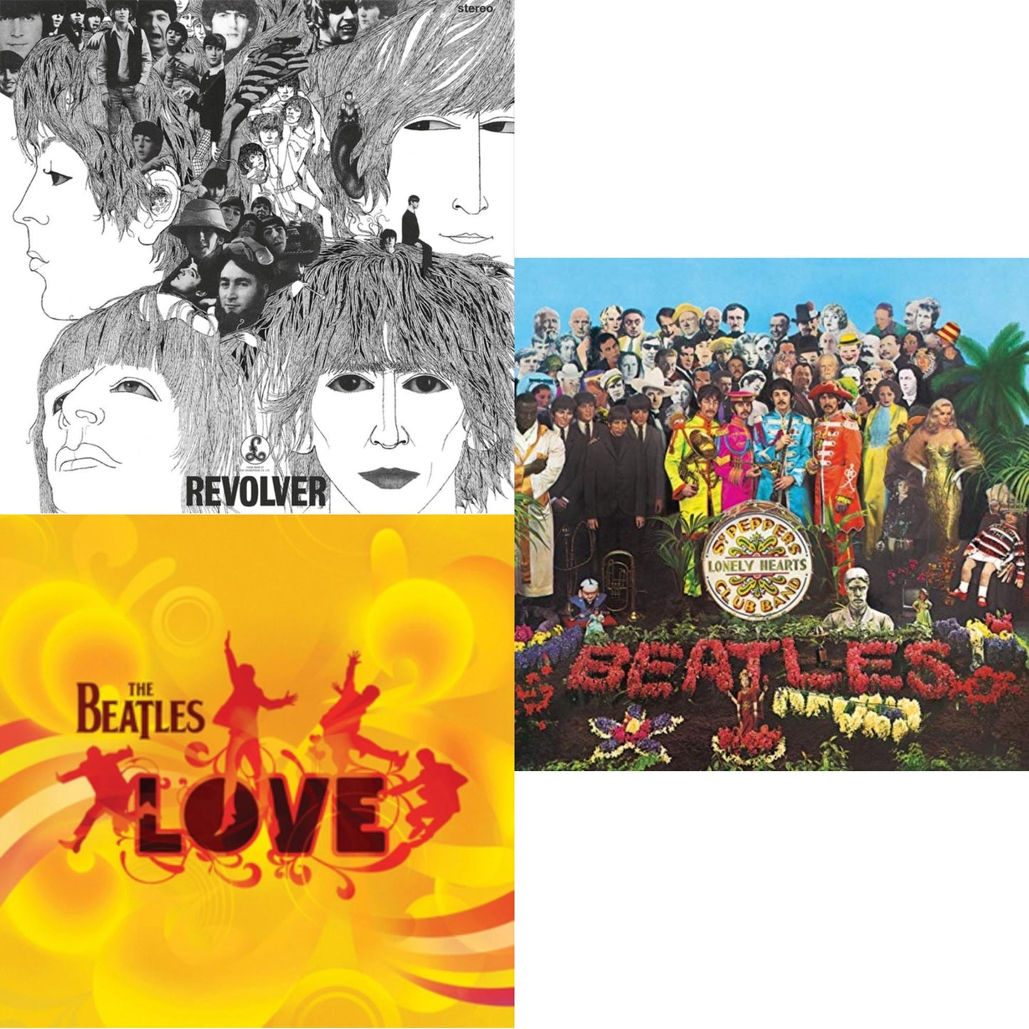 Revolver Special Edition & Love & Sgt. Pepper's Lonely Hearts Club Band (2017 Stereo Mix/180G/Original Stencils)