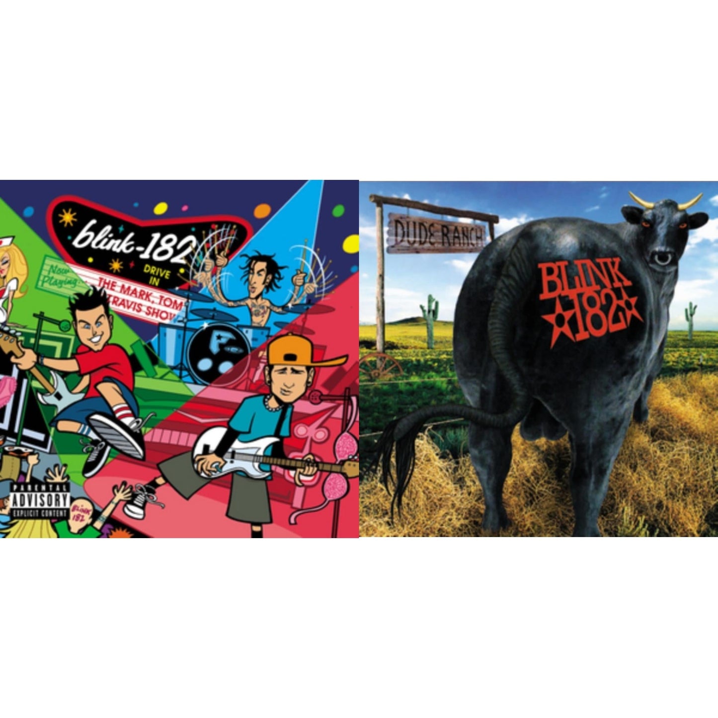 Blink-182 - Dude Ranch & Mark Tom & Travis Show (Enema Strikes Back) - LP Vinyl Bundle