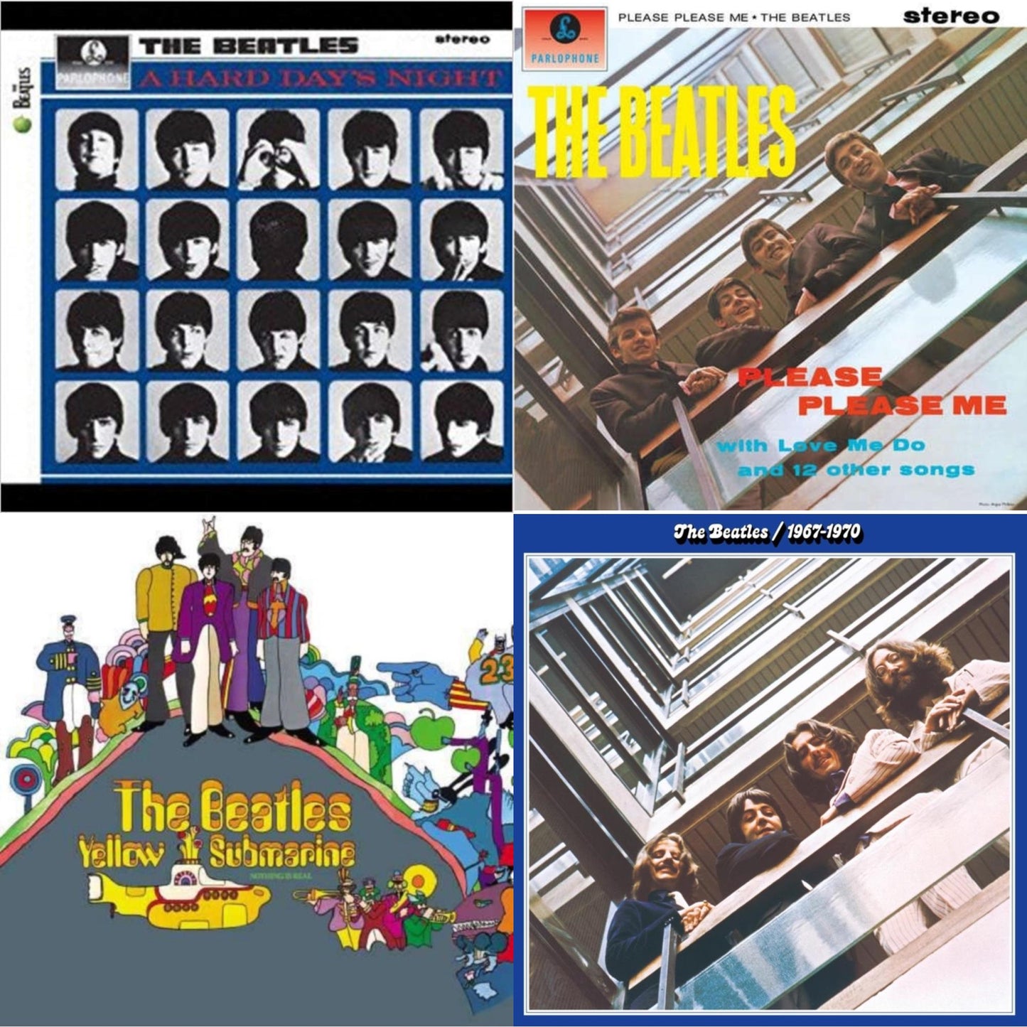Hard Day's Night & Please Please Me & Yellow Submarine & Beatles 1967-1970 (2023 Edition) (Half-Speed) (3LP)