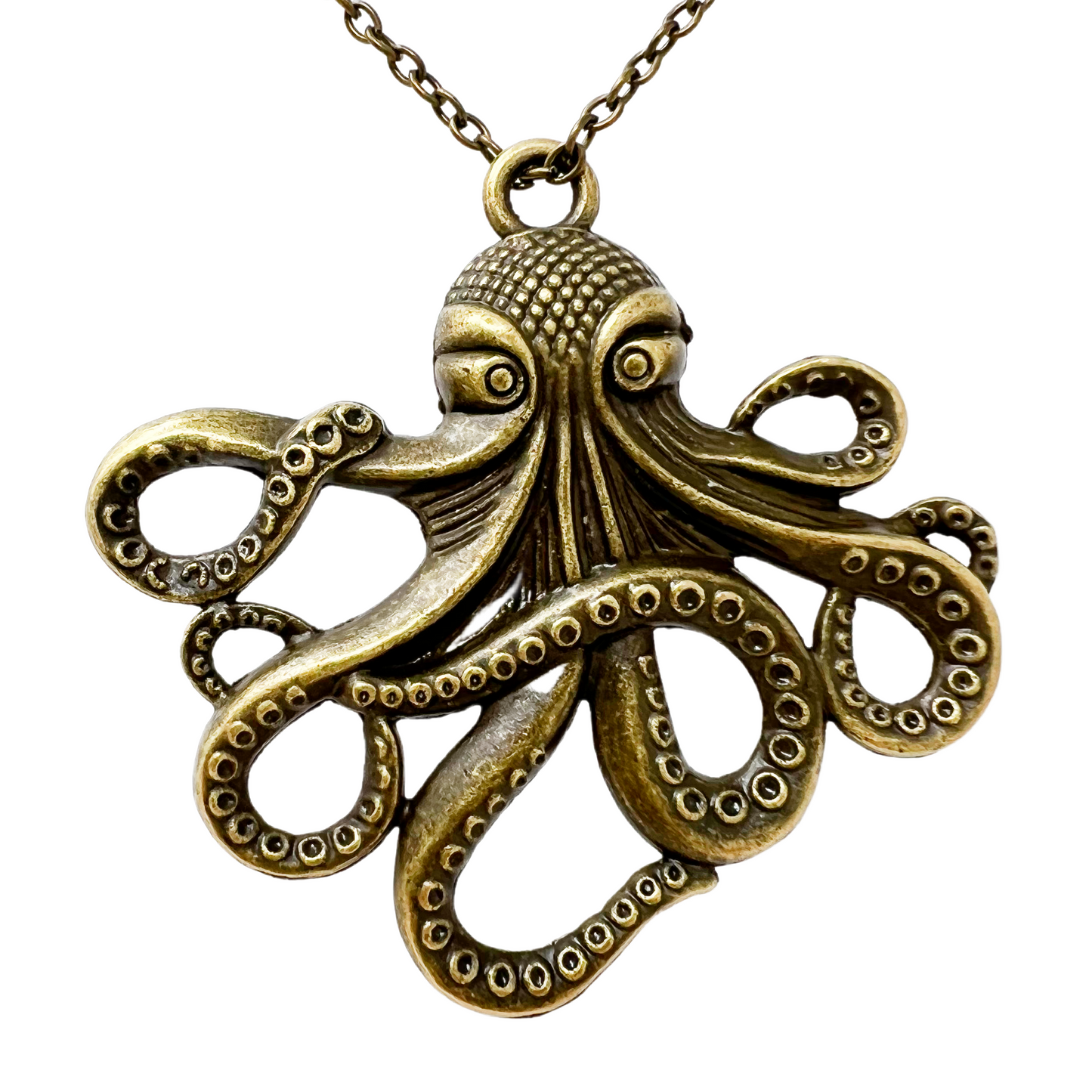 Octopus pendant necklace